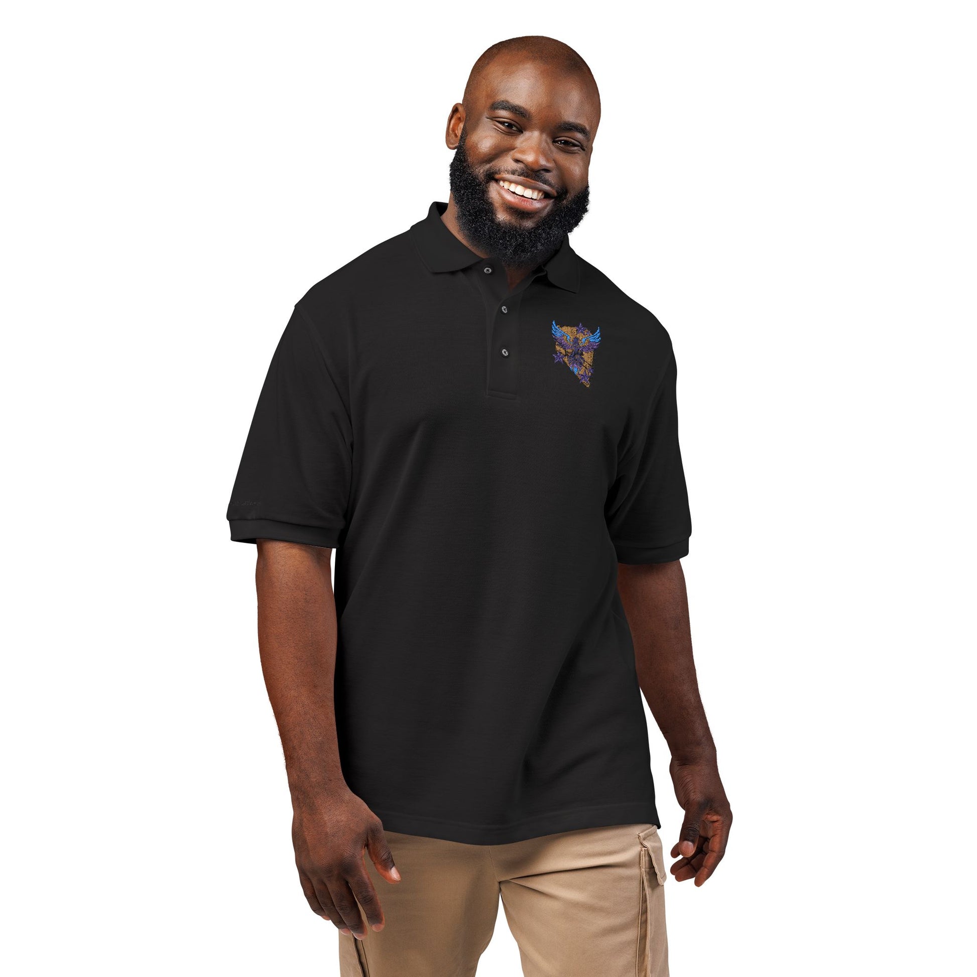 Manch ES - Purple Star 9ox Design Polo